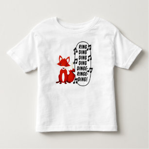 Wat zegt de vos? kinder shirts