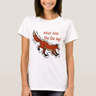 Wat zegt de vos? t-shirt