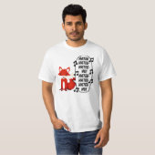 Wat zegt de vos? t-shirt (Voorkant volledig)