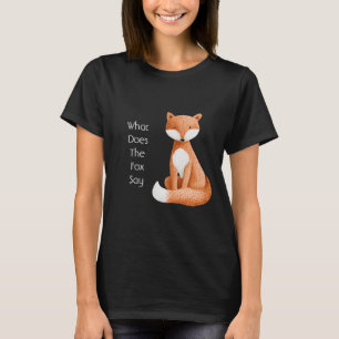Wat zegt de vos? t-shirt