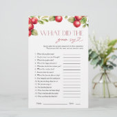 Wat zei de bruidegom Modern Apple Vrijgezellenfees (Staand voorkant)