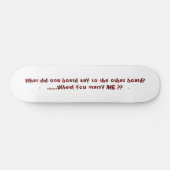 Wat zei de ene raad tegen de andere raad?...... skateboard (Horizontaal)