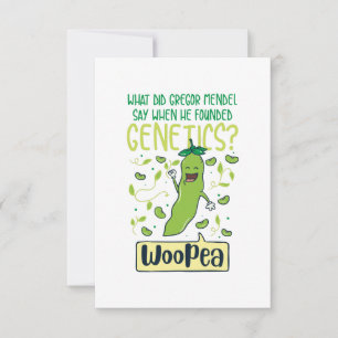 Wat zei Gregor Mendel toen hij Genetisch vond? Kaart