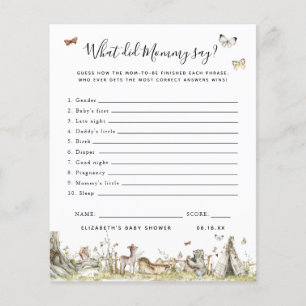 Wat zei mama?   BABY SHOWER