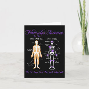 Wat zie je wat ik voel Skeleton Fibromyalgie Awa Kaart