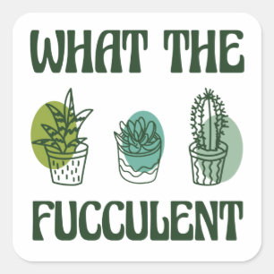Wat zijn de Planten? Vierkante Sticker