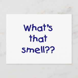 Wat zijn die Smell-overhemden en -cadeautjes? Briefkaart
