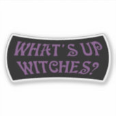 Wat zijn heksen? Halloween Sticker (Voorkant)