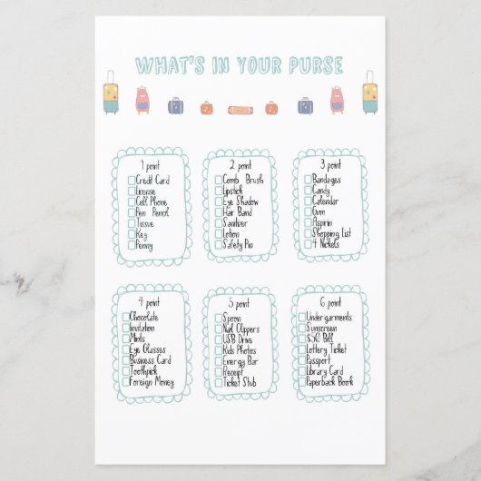 Wat zit er in je Baby shower voor handtas? (Voorkant)