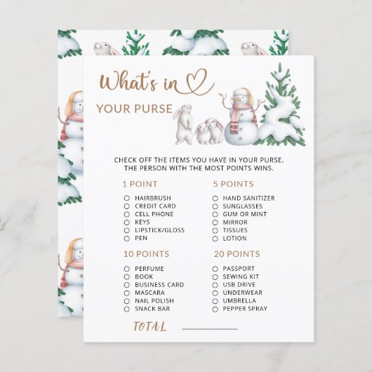 Wat zit er in je paarse baby shower? (Voorkant / Achterkant)