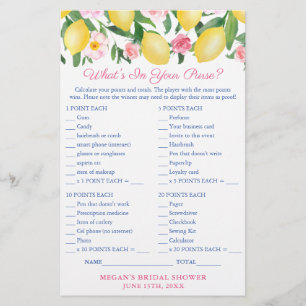 Wat zit er in je Purse Positano Lemons Game Kaart? Flyer