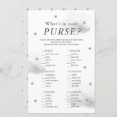 Wat zit er in je Purse Star Grey Baby shower Game (Voorkant / Achterkant)