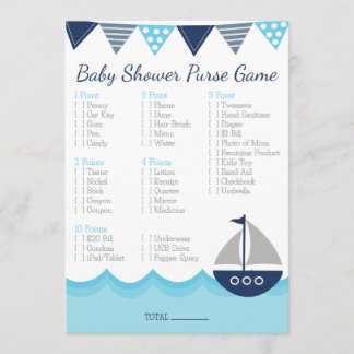 Wat zit er in je tas? – Zeeman babyshower spel Programma