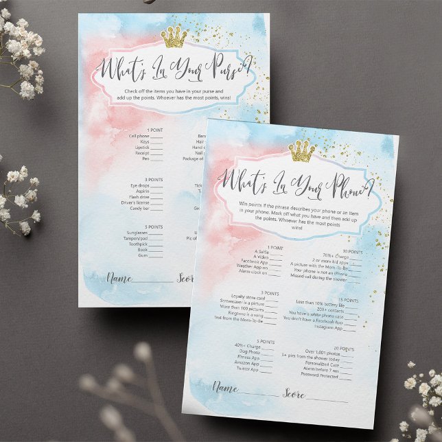 "Wat zit er in je telefoon/tas?" Gendervrij spel (Creator heeft geüpload)