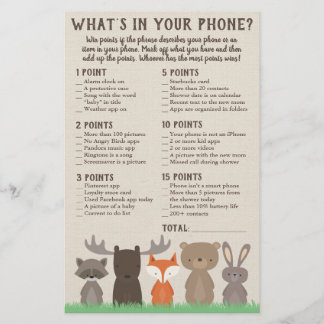 Wat zit er in je telefoonspel voor Woodland-babyfe Flyer