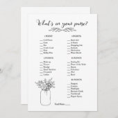 Wat zit er in je Vrijgezellenfeest? Programma (Voorkant / Achterkant)