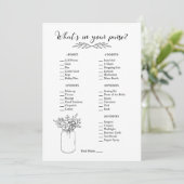 Wat zit er in je Vrijgezellenfeest? Programma (Staand voorkant)