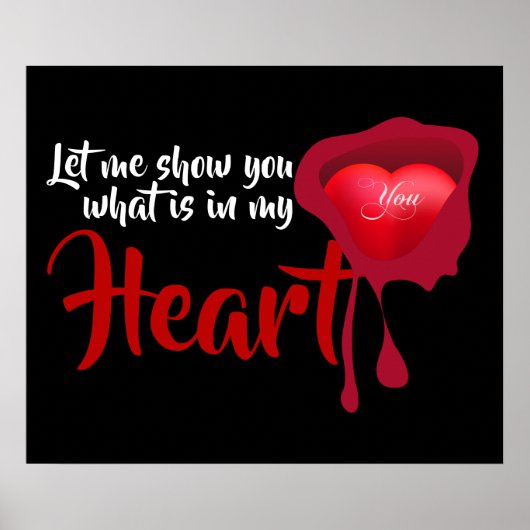 Wat zit er in mijn hart? poster (Voorkant)