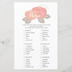 Wat zit er in uw roze pompoenspel?