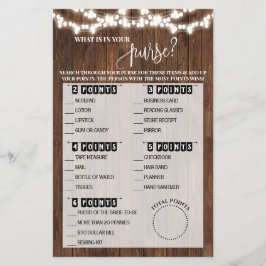 Wat zit er in uw Westerne Spel met paars Vrijgezel Flyer