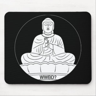 Wat zou Boeddha doen? Muismat