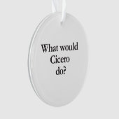 wat zou cicero doen ? ornament (voorkant)