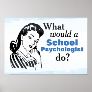 Wat zou een schoolpsycholoog doen? (Poster) Poster
