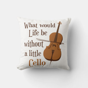 Wat zou het leven zijn zonder een kleine Cello? Kussen