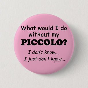 Wat zou ik doen, Piccolo Ronde Button 5,7 Cm