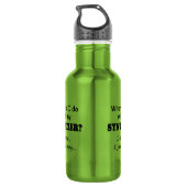 Wat zou ik doen, Synthesizer Waterfles (Achterkant)