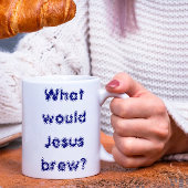 Wat zou Jezus brouwen? Tweekleurige Koffiemok