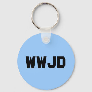 Wat zou Jezus doen? Sleutelhanger