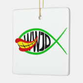 Wat zou Joker doen? Keramisch Ornament (Links)