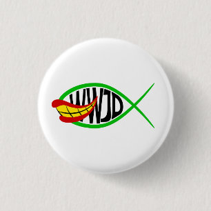 Wat zou Joker doen? Ronde Button 3,2 Cm