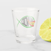 Wat zou Joker doen? Shot Glas (Achterkant)