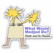 Wat zou Medjed doen? Oude Egypte Meme Sticker (Voorkant)