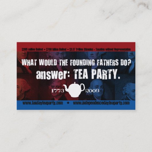 Wat zou...Visitekaartjes Visitekaartje (Voorkant)