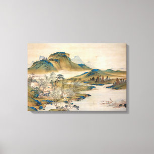 Watanabe Gentai a Remoe Officier's Homecoming Canvas Afdruk