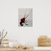 Watanabe Seitei Crayfish Poster (Keuken)