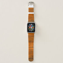Bracelet de montre Apple à grain de bois