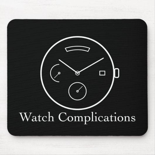 Watch Complications Mousepad Muismat (Voorkant)
