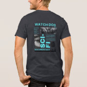 Watch Dog Sci-Fi Tee Tri-Blend Shirt (Achterkant)