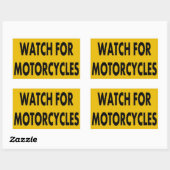 Watch For Motorcycles Stickers (Vel)