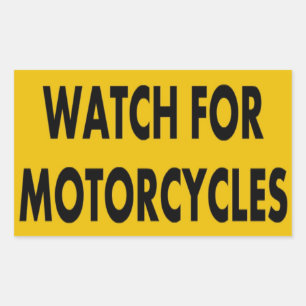 Watch For Motorcycles Stickers