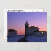Watch Hill Lighthouse Rhode Island Briefkaart (Voorkant / Achterkant)