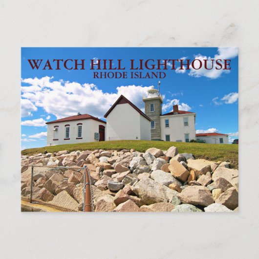 Watch Hill Lighthouse, Rhode Island Carte postale (Devant)