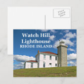 Watch Hill Lighthouse, Rhode Island Carte postale (Devant / Derrière)