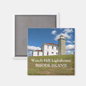 Watch Hill Lighthouse, Rhode Island Magnet (Recto/Verso)