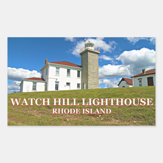Watch Hill Lighthouse, Rhode Island Stickers (Voorkant)