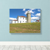 Watch Hill Lighthouse, Rhode Island Toile Envelopp (Insitu (Plancher de Bois))